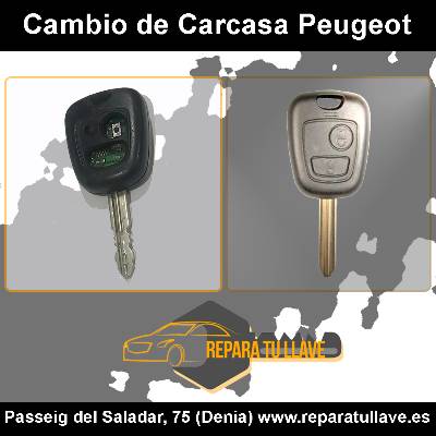 Mando Llave PEUGEOT 307, Reparamos tu Llave